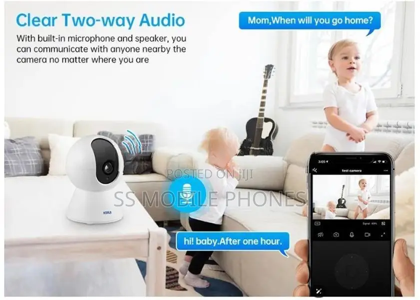KERUI HD 3MP Tuya Smart Mini WiFi IP Camera