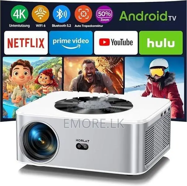 Horlat X 28000 Lumen Projector 4 K Home Cinema