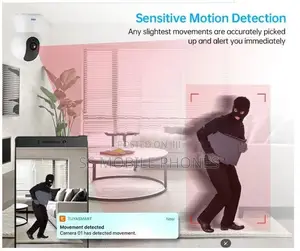 Fuers 3MP AI Detect WiFi Indoor Camera Tuya Smart Home