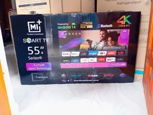 New 55" MI+ (Japan) Smart Android 14.0 4K UHD TV Frameless