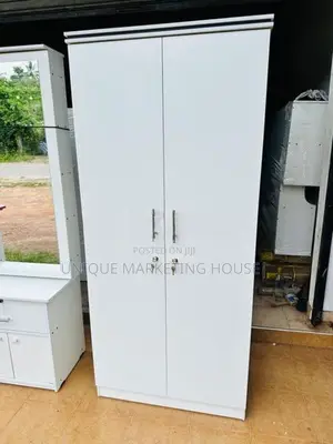 Modern 2 D White Side Hanging Wardrobe