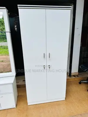 Modern 2 D White Side Hanging Wardrobe