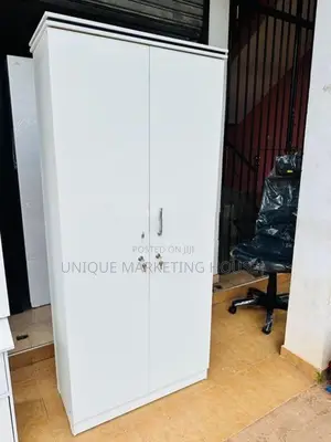 Modern 2 D White Side Hanging Wardrobe