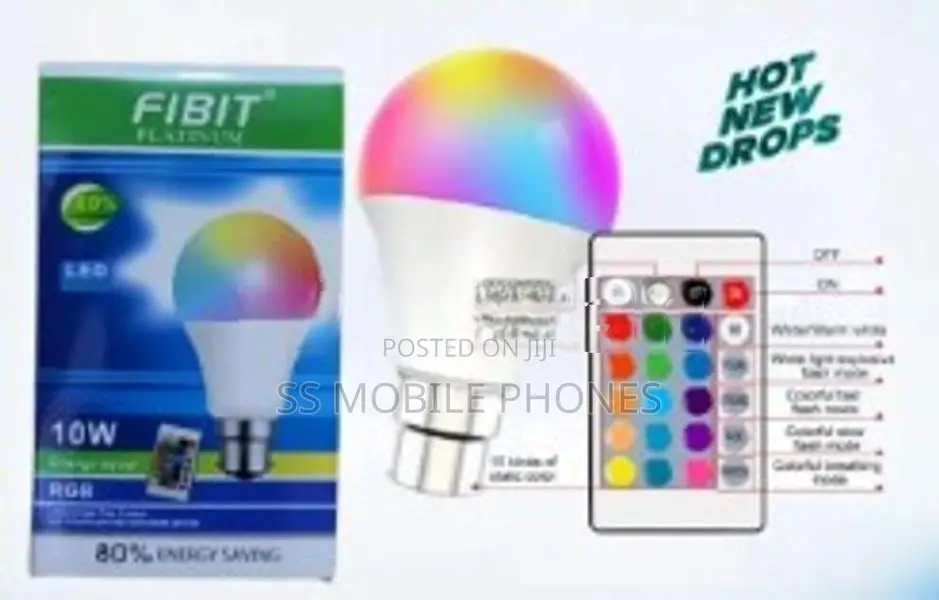 FIBIT 10W RGB Remote Bulb