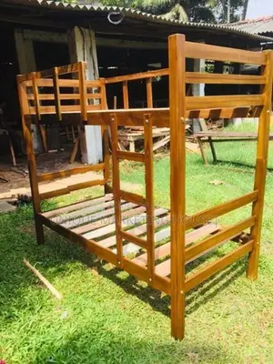 Modern Teak Bunk Bed with D/l Mattresses