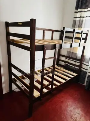 Modern Teak Bunk Bed with D/l Mattresses