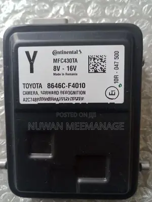 Toyota CHR Radar Sensor Static Camera