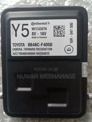 Toyota CHR Radar Sensor Static Camera