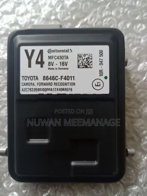 Toyota CHR Radar Sensor Static Camera