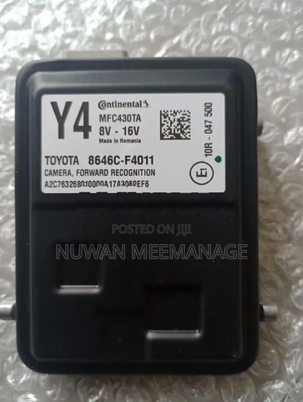 Toyota CHR Radar Sensor Static Camera