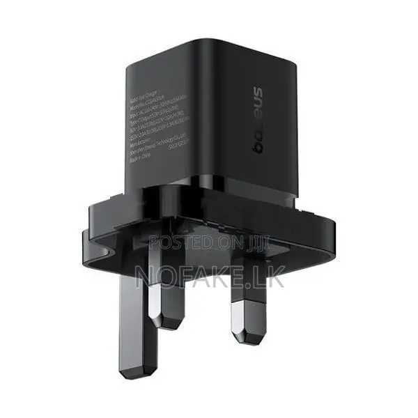 Baseus GaN5 Fast Charger Mini 1C 30W UK Power Adapter