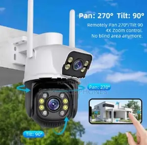 ICSEE Wifi PTZ Camera Dual Lens 4K 8MP HD IP CCTV