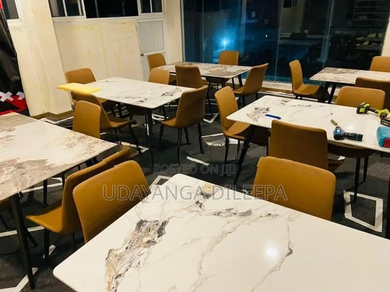 Restaurant Dining Table with Chairs