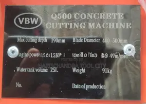 Vbw Gasoline (petrol) Asphalt Cutter ( Concrete Floor Saw) 20"