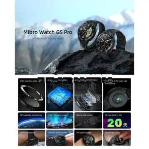 Mibro GS Pro AMOLED Display Smart Watch With Bluetooth Calling
