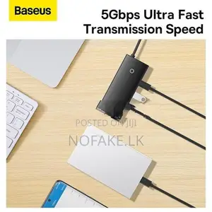 Baseus Hub Lite Air ( 6 In 1 ) HDMI MacBook Adapter - Data Version