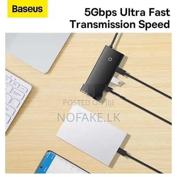Baseus Hub Lite Air ( 6 In 1 ) HDMI MacBook Adapter - Data Version