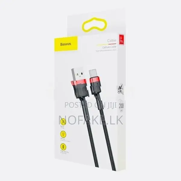 Baseus Cafule Series Type - C 1M Phone Charger Data Cable Fast Chargin