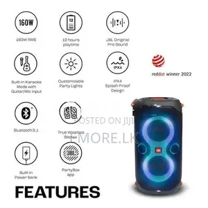 JBL Partybox 110 Portable Party Speaker 160W