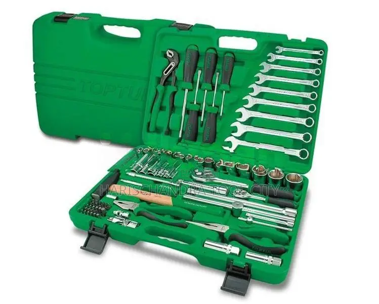 Toptul 80PCS Professional Grade 1/4" & 1/2" DR. Tool Kit