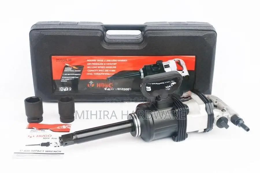 Hugo Max Aiw 2500 1" Air Impact Wrench Power Tool