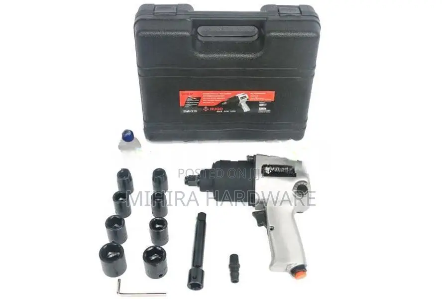 AIW 1200 1/2" drive HUGO MAX Air impact wrench power tool nut remover