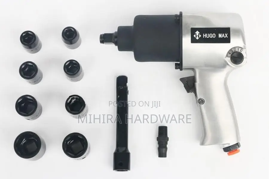 AIW 1200 1/2" drive HUGO MAX Air impact wrench power tool nut remover