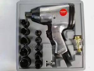 Picasso WF-002A 1/2" Impact Wrench with Sockets / Plastic Box power to