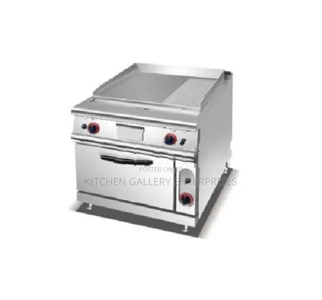 GAS GRIDDLE WITH OVEN