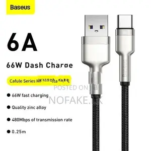 Baseus Cafule Series Type - C 1M Phone Charger Data Cable Fast Chargin