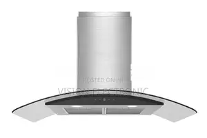 90CM Glass Finish Stainless Steel Cooker Hood