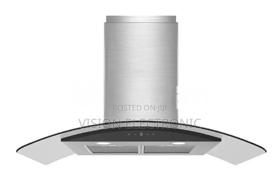 90CM Glass Finish Stainless Steel Cooker Hood