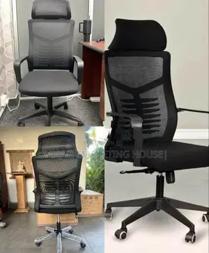 Imported Scorpion Hi-Bk Mesh Office Chairs with Headrest