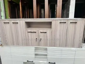 Modern American White 6ft Pantry Cupboards
