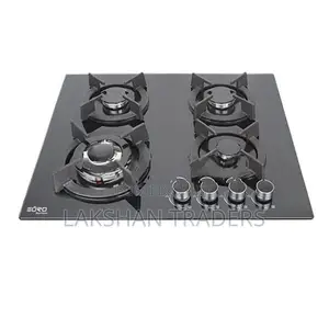 New Euro (Turkey) Gas Cooker Hob 4 Burner -Black 7mm