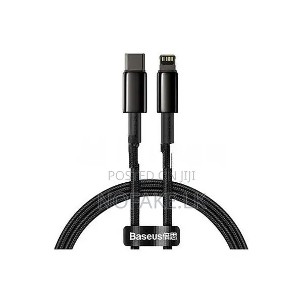 Baseus 20W 1M Soft And Flexible Nylon USB C To Lightning IPhone Cable
