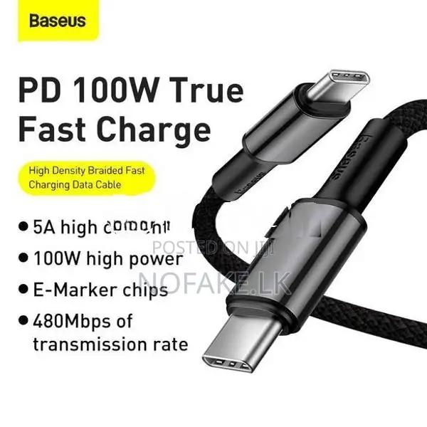 Baseus 20W 1M Soft And Flexible Nylon USB C To Lightning IPhone Cable