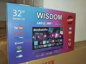Brand New Wisdom 32" Smart Android Full HD LED Frameless TV