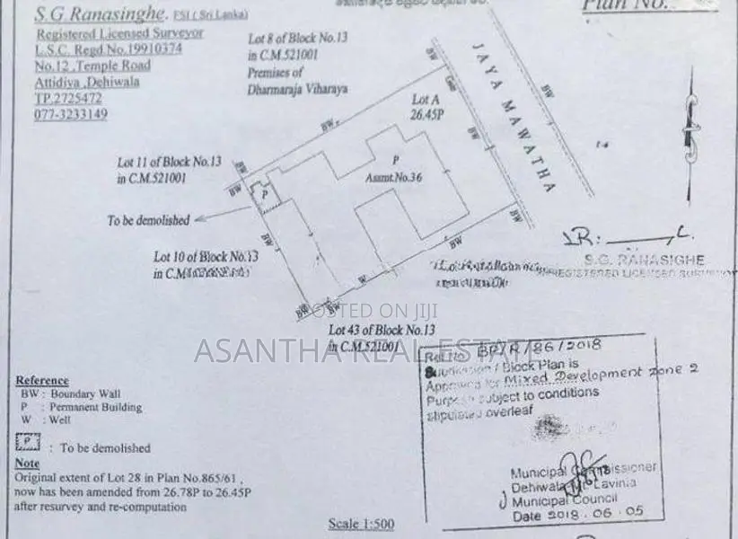(NNI-105) 26.45 P Sale At Jaya Road Rathmalana