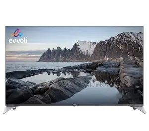 New 50" Evvoli Smart Android 14.0 4K UHD TV Frameless