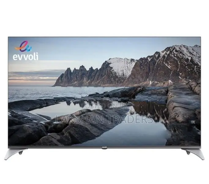 New 50" Evvoli Smart Android 14.0 4K UHD TV Frameless
