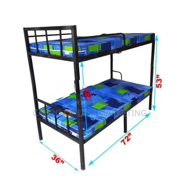 New Steel Bunk Bed Double Layer Mattress 6*3