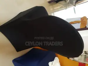 Banquet chair cover stretch heavy black