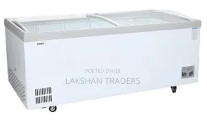 New Abans 1051L Glass Top Chest Freezer