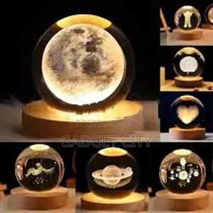 3 D Crystal Night Light