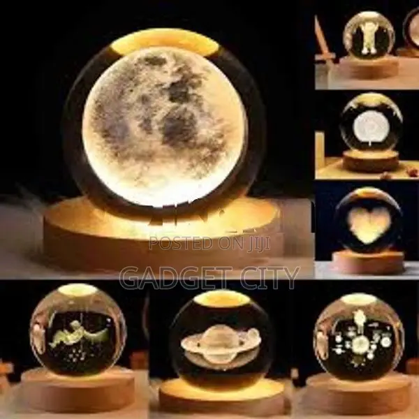 3 D Crystal Night Light