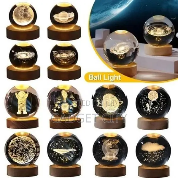 3 D Crystal Night Light