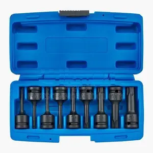 GoodKing Impact Torx Bit Socket Set 9Pcs 1/2"