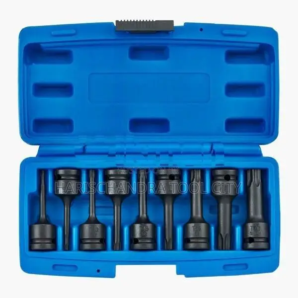 GoodKing Impact Torx Bit Socket Set 9Pcs 1/2"