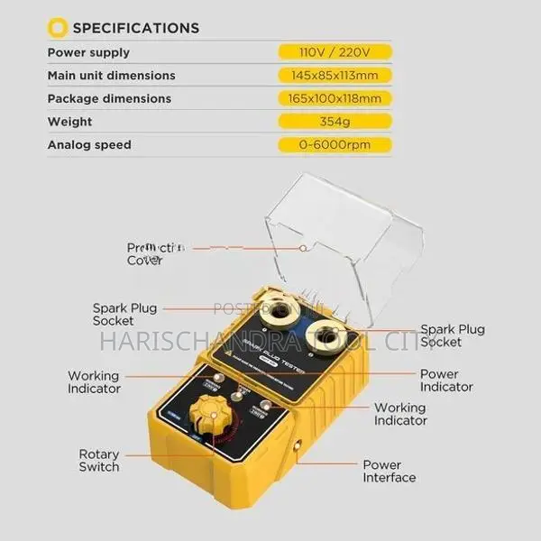 Spark Plug Tester 0 - 6000 rpm